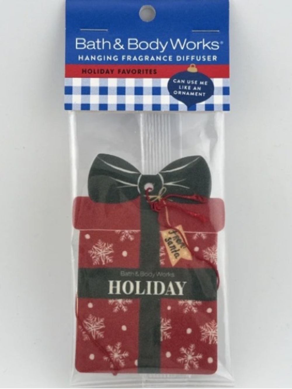 Bath & Body Works Holiday Hanging Air Freshener Car Fragrance - New!